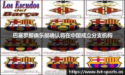 巴塞罗那俱乐部确认将在中国成立分支机构